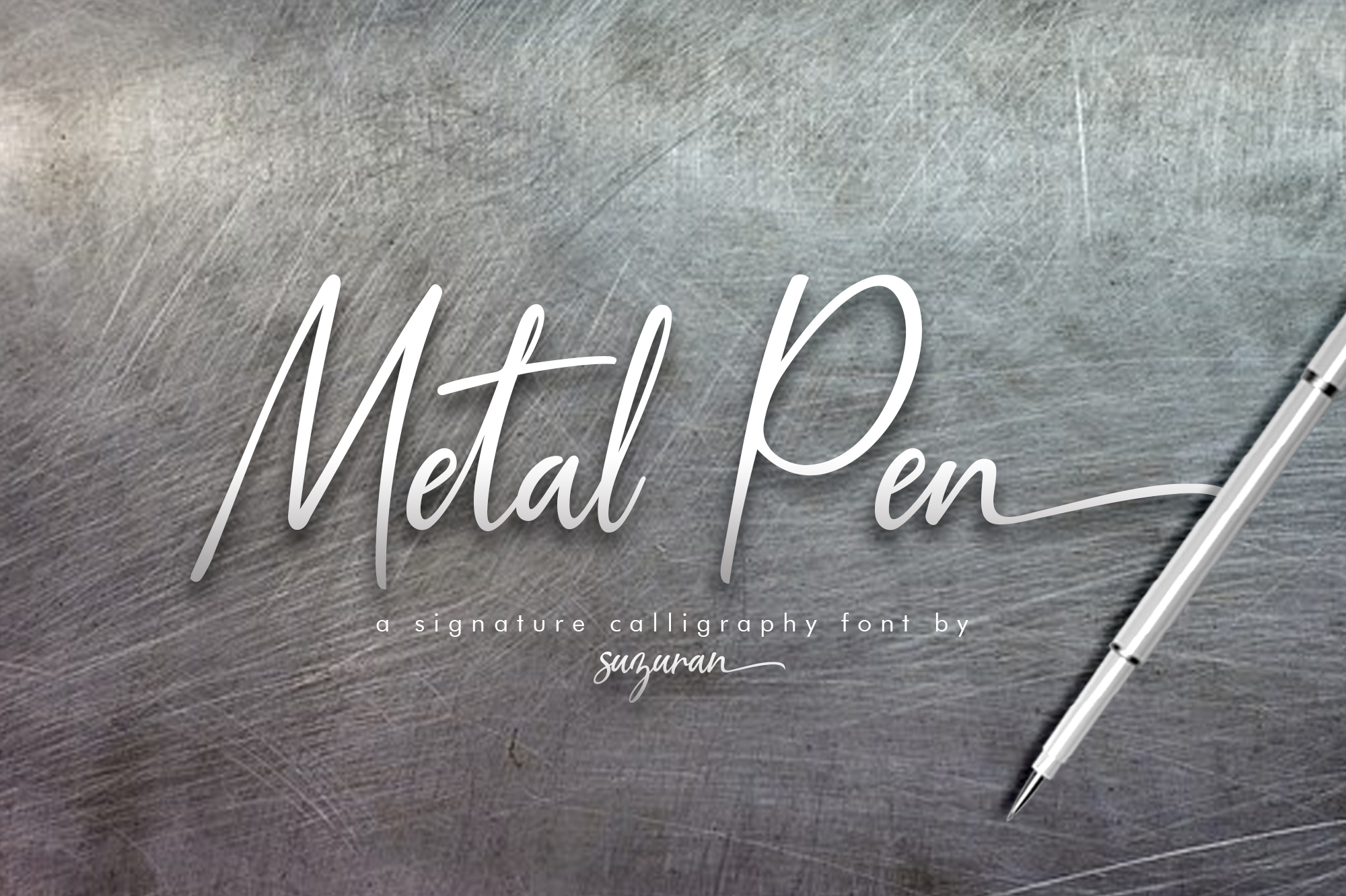 Metal Pen font